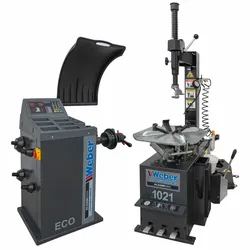 Weber Pkw-Reifenmontiermaschine Serie 1021, Pkw-Radwuchtmaschine Serie ECO