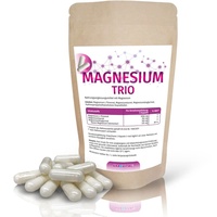 Magnesium L-Threonat mit Magnesium-Taurat und Magnesium Magnesium-Bisglycinat, 360 Kapseln je 334mg elementares Magnesium pro Tagesdosis vegan