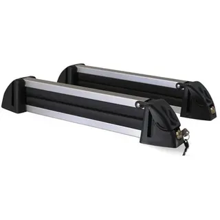 Skiträger Alu 4 Paar Ski + Dachträger VDP Delta kompatibel mit DR dr 3 - Evo 3 (5 Türer) ab 2016