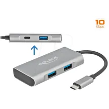 DeLock USB 3.2 Gen 1 x USB-C zu 3x USB-A, 1x USB TYP-C