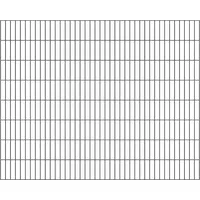 GAH Alberts Doppelstab-Gittermatte 200 x 180 cm Anthrazit