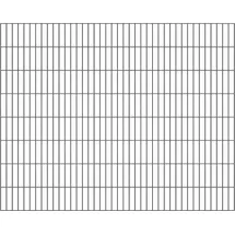 GAH Alberts Doppelstab-Gittermatte 200 x 180 cm Anthrazit