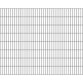 GAH Alberts Doppelstab-Gittermatte 200 x 180 cm Anthrazit