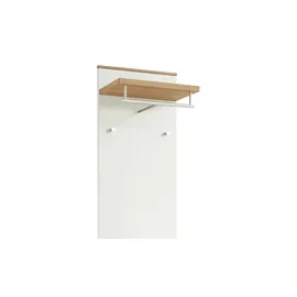 Möbel Kraft Garderobenpaneel Longo 42 x 183 x 27 cm Weiß