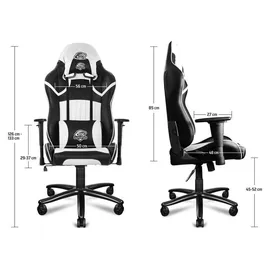 One Gaming Pro 70819 Gaming Chair schwarz/weiß