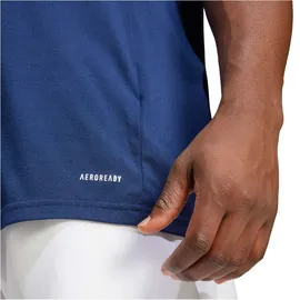 adidas Squadra 25 Baumwoll Poloshirt blau - Team Navy Blue 2/white XL