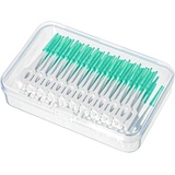 200 Stück Zahnreinigung Zwischenräume,Dentalbürsten,Interdentalbürsten Extra Soft,Tragbarer Dental Floss,Zahnreinigung Werkzeug Adaptive Interdentalbürste für Zahnreinigung(Grün)