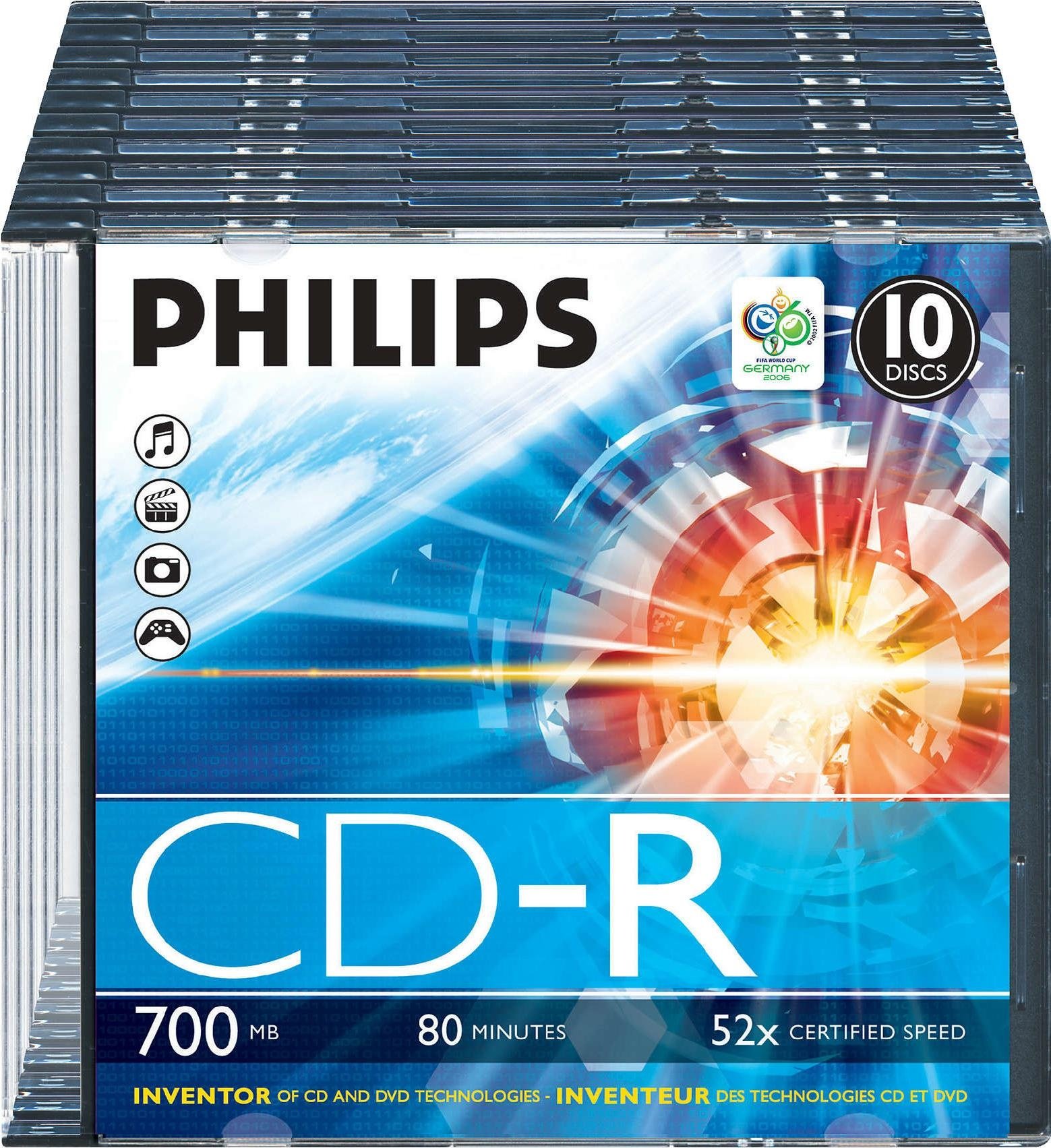 Philips CD-R (10 x), Optischer Datenträger