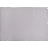 vidaXL Balkon-Sichtschutz 500 x 120 cm Grau PVC