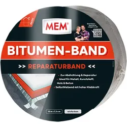 MEM Bitumen-Band 10m x 7,5cm alu