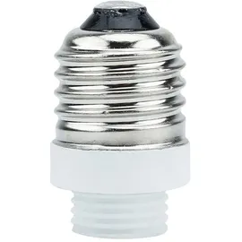 Intirilife E27 auf G9 Lampensockel Adapter in WEISS – 4x Lampenadapter zum Umformatieren von E27 auf G9