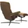 Stressless Stressless® »Mayfair« Set, Relaxsessel mit Hocker, mit Hocker, mit Cross Base, Größe S, M & L, Holzakzent Wenge braun