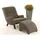 58 aufm Kessel Sessel Sahara Kunststoff 101 x 80 x 71 cm Nussbaum
