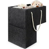 Treppenkorb Stufenkorb Filz, Treppen-Organizer-Korb, Faltbar L-förmiger Treppenko Teppichboden Treppen Organizer, Treppenstufen-Aufbewahrungs-Organizer Für Wäsche, Spielzeug, Wohnkultur 42x42x25,5cm