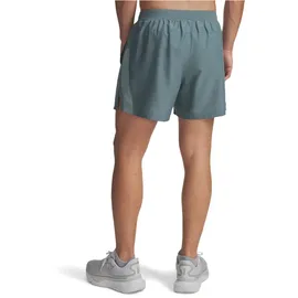 Under Armour 5'' Launch Laufshorts Herren 587 - jasper blue/serpentine/reflective M