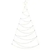 Konstsmide 3924-890 Künstlicher Weihnachtsbaum mit Beleuchtung Weihnachtsbaum Bernstein LED Silber