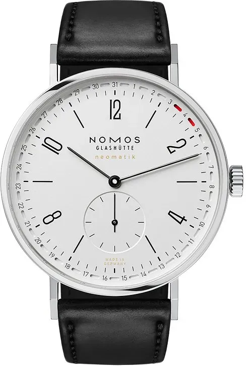 Nomos Glashütte Herrenuhr Tangente neomatik 41 Update 180 - silber