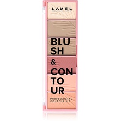 LAMEL Blush & Contour Palette mit Kontur-Rouges 16 g