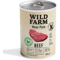 Wild Farm Pate Beef 400g glutenfreies Hundefutter