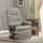 Homcom Relaxsessel Kunstleder 78 x 100 x 87 cm Grau drehbar/neigbar