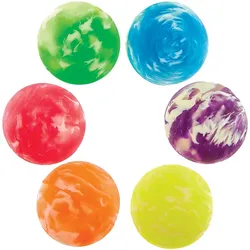 Flummis mit Marmoreffekt (Pro Set 12)