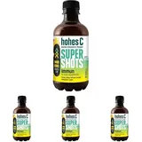 Hohes C Super Shots Immun (1 x 330ml) – Starke Abwehrkräfte mit Orange, Mango, Ingwer, Kurkuma-Extrakt – vegan, ohne Zuckerzusatz & Konservierungsstoffe (Packung mit 4)
