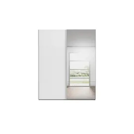 meinSchrank Schwebetürenschrank Regina 181 x 223 x 68 cm Weiß
