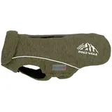 Wolters Hundemantel Fleecejacke Dogz-Wear olive meliert Größe: 32 cm / Rückenlänge: 31 - 33 cm Brust­umfang: 38 - 46 cm