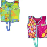 BESTWAY 32177 Swim Safe ABCTM Schwimmweste mit Textilbezug, M/L bis 18kg grün - 1.0 Stück