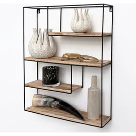 Vivol Wandregal 55 x 45 x 11 cm Schwarz