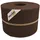 zaunzu® Sichtschutzstreifen Rille Gelocht 50 m x 19 cm Braun PP