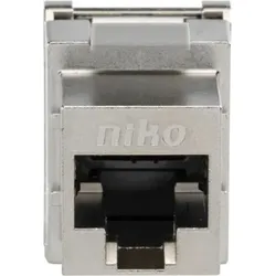 Niko Züblin 650-45066 Geschützter RJ45 Stecker STP Kat. 6 für Bandbreiten bis 250 MHz 65045066