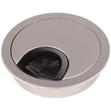 SOTech SO-TECH Kabeldurchlass Metall 60 mm Edelstahloptik matt mit Bürstendichtung