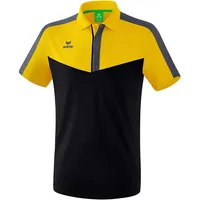 Erima Squad Funktions-Poloshirt yellow/black/slate grey S