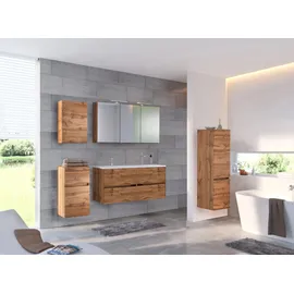 WELLTIME Badmöbel-Set Baabe 5-tlg. Braun