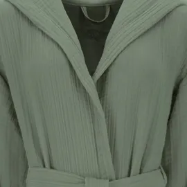 VOSSEN Bademantel Silent S / M Baumwolle Grün