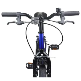 vidaXL Kinderfahrrad 24 Zoll blau/schwarz