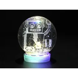 Adafruit DIY Snow Globe Kit, klarer Behälter, Schraubverschluss, für Circuit Playground