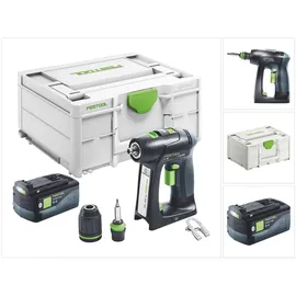 Festool C 18-Basic inkl. 1 x 5,0 Ah + Systainer