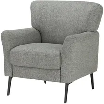 Schöner Wohnen Sessel Amadeo Webstoff 78 x 83 x 78 cm grau