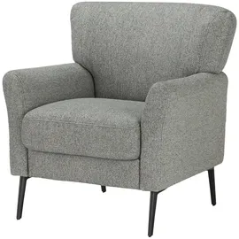 Schöner Wohnen Sessel Amadeo Webstoff 78 x 83 x 78 cm grau