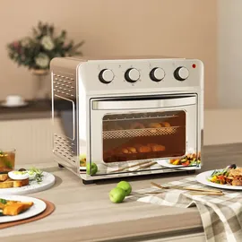 Homcom Mini Backofen Silber