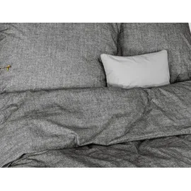 IRISETTE Mink 8835 Meliert Grau 135 x 200 cm + 2 x 80 x 80 cm