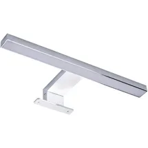 Müller-Licht LED Spiegelleuchte, 4,4W, 250lm, warmweiß, 30cm, 3 Montagemöglichkeiten, chrome