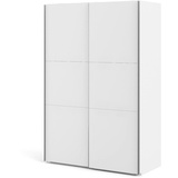 ebuy24 Saskia Schiebetürenschrank B147 cm 2 Türen weiß.