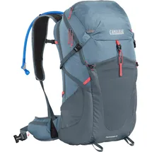 CamelBak Fourteener 30l+crux 3l Trinkrucksack Für Damen - Smoke Blue / Fiery Coral - One Size