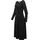 Ragwear A-Linien-Kleid Schwarz 36