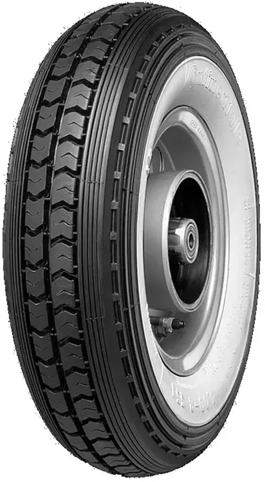Continental Lb Whitewall 46j Tt Roller Vorder-/hinterreifen - Black / White - 3.50 - R8