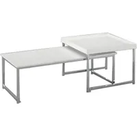 DKD Home Decor Tischdekoration DKD Home Decor Weiß Silberfarben