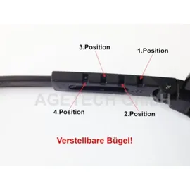 Agetech SafeLightPro F2 Lichtschutzbrille für die HPL/IPL Haarentfernung, mit UV-C-Schutz